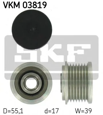 Механизм свободного хода генератора SKF VKM03819 (фото 1)