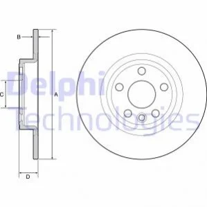 Tarcza ham. LANDROVER DISCOVERY Delphi BG4930C