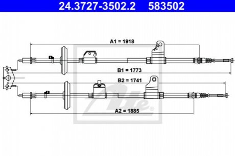 Linka ham.post.tyИ 583502 L/P ATE 24372735022