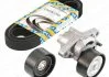 Комплект ременя генератора Megane I/Kangoo 1.4/1.6i /1.9dCi 96- (6PK1750)(+AC/+ГПК) SNR NTN KA85519