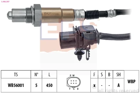 Sonda lambda AR/FI/FO/LA/OP EPS 1998397
