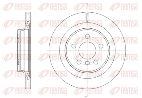 Tarcza hamulcowa tyИ REMSA 6163210
