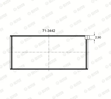 Подшипник GLYCO Glyco 713442 (фото 1)