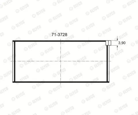 Подшипник GLYCO Glyco 713728 (фото 1)