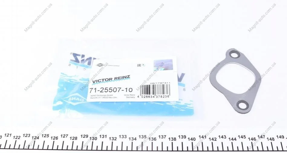 Прокладка випускного колектору головки блоку циліндрів двигу VICTOR REINZ 71-25507-10 (фото 1)