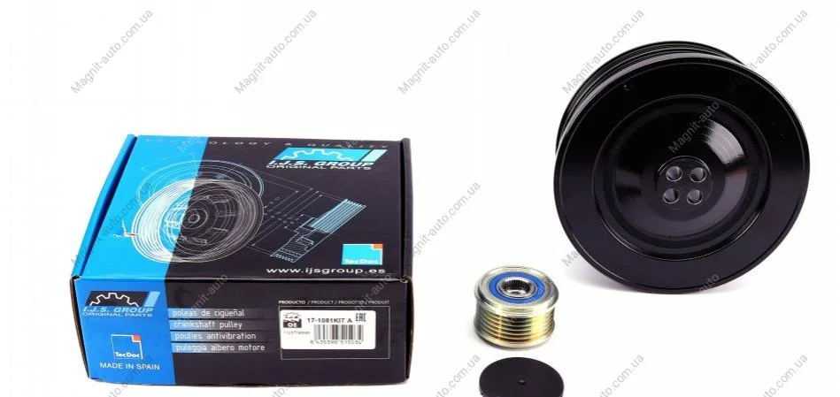 Шкив коленчатого вала IJS GROUP 17-1081KIT A (фото 1)