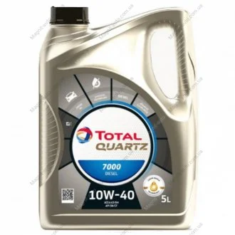 Масло моторное Quartz 7000 Diesel 10W-40 (5 л) TOTAL 216681