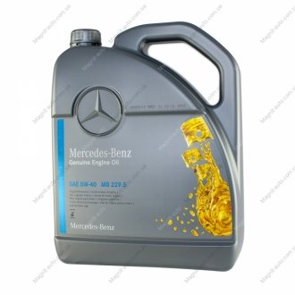Масло моторное / Smart PKW-Synthetic MB 229.5 5W-40 (5 л) MERCEDES-BENZ A000989920213aife
