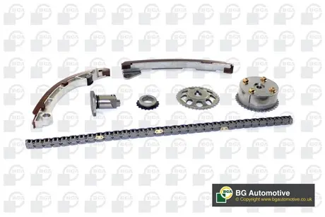 Ланцюг приводу ГРМ (к-кт) TOYOTA AVENSIS/COROLLA 1.6i 00-09 (з шестернями)/+VVT) BGA TC0345VFK (фото 1)