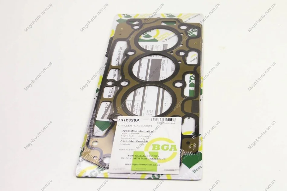 Прокладка головки C3/Fiesta/Peugeot 207//208/2008 1.4HDI 08- (1.3mm) BGA CH2329A (фото 1)