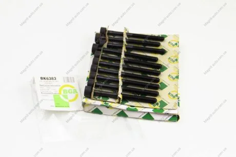 Комплект болтів з головкою системи TORX з чорного металу BGA BK6383