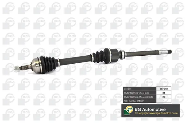 Напіввісь BGA DS6714R (фото 1)