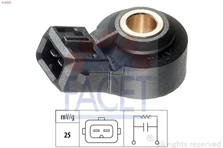 Датчик детонації 1(F20)/3(F30)/Vectra 90-02 2.0i FACET 9.3010