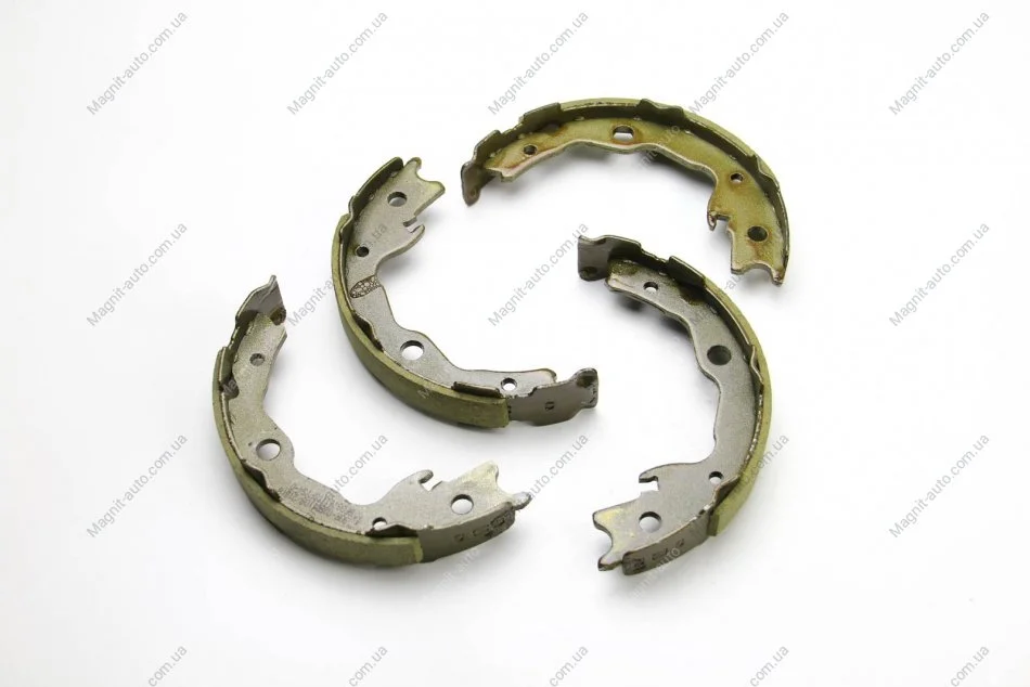 Колодки ручного тормоза Juke 10-/ X-Trail (T31) 07-13/ Qashqai 07-13/Leaf 10- BREMSI GF0876 (фото 1)