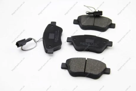 Гальмівні колодки пер. Nemo/Bipper 08- (BOSCH) (122,8x53,6) з датчиком BREMSI BP3425