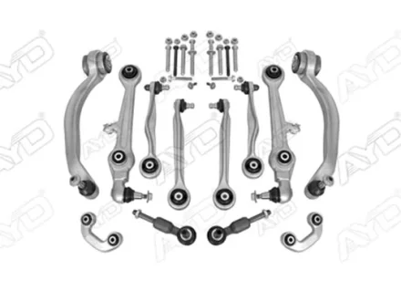 К-кт рычагов пер подвески Audi A6/Superb/Passat B5 (с тонким пальцем) AYD 89-07079