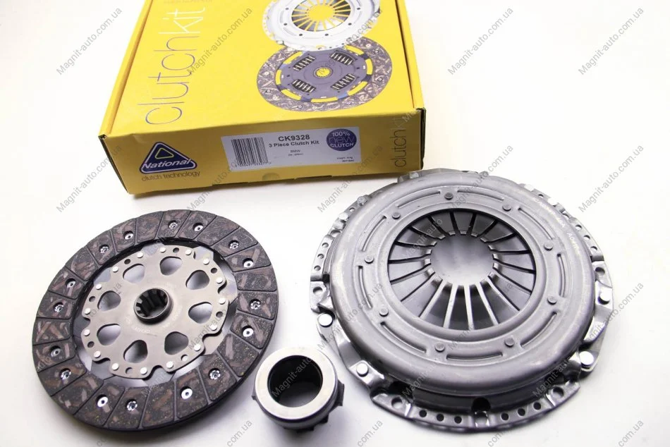 Комплект зчеплення з вижимним BMW 3(E30/36)/5(E28/34/39) 2.4/2.5TD 81- (228mm10z) NATIONAL CK9328 (фото 1)