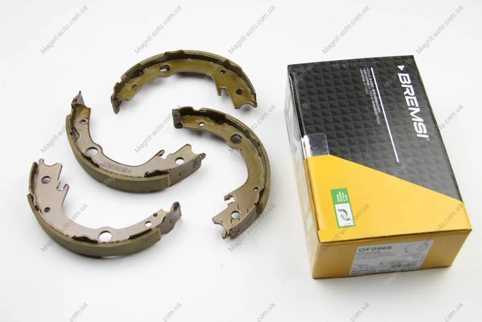 Колодки ручного тормоза Corolla 02-07/Avensis 03-08/Echo 99-05 BREMSI GF0966 (фото 1)