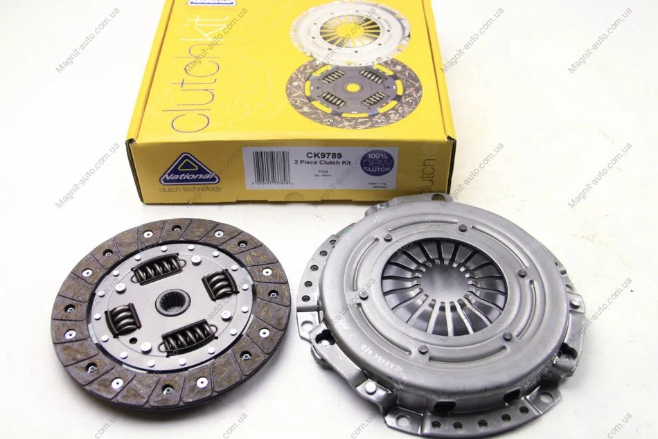 Комплект зчеплення Fiesta IV-V/Fusion/KA/Puma/121/2 1.0|1.25|1.3|1.4|1.6i 01- (190mm17z) NATIONAL CK9789 (фото 1)