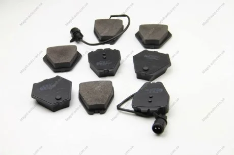 Тормозные колодки пер. Audi A6 C5 97-/A8 D2 94- (Lucas) BREMSI BP3122