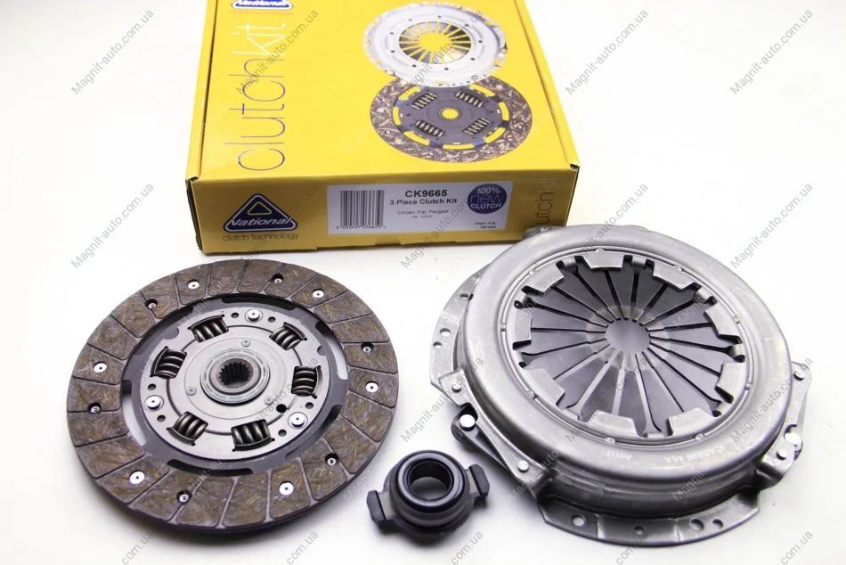 Комплект сцепления с выжимным Scudo/Expert 1.9D 98-05 (215mm18z) NATIONAL CK9665 (фото 1)