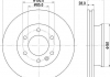 Тормозной диск перед. Sprinter/Crafter 06- (300x28) HELLA 8DD355117-621 (фото 4)
