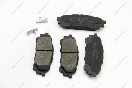 Гальмівні колодки зад. Subaru Impreza 00-07 (akebono) BREMSI BP3270
