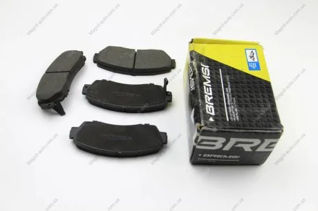 Тормозные колодки перед. Honda CR-V 07- (akebono) BREMSI BP3258