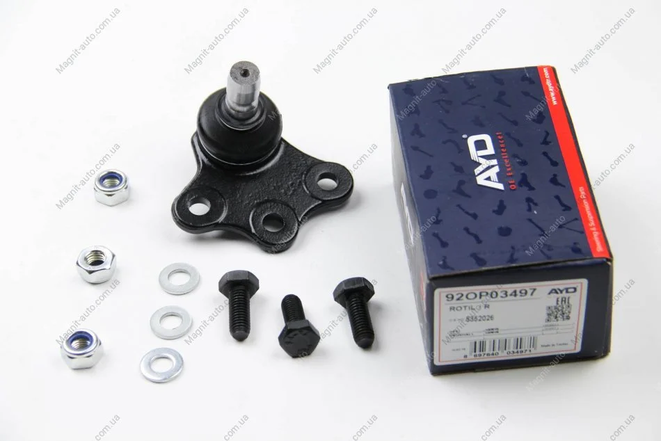 Опора кульова права OPEL MERIVA A (03-10) AYD 92-03497 (фото 1)
