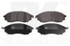 Гальмівні колодки дискові перед. Nissan Murano 02-/Pathfinder 2.5 dCi 05-/Renault Koleos 2.0 dCi 08- NK 222261 (фото 1)