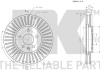 Гальмівний диск Opel Astra J, Astra J Gtc, Cascada, Zafira C 1.3D-2.0D 09.09- NK 203675 (фото 1)