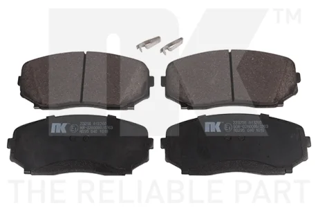 Колодки гальмівнi передні Mazda CX-7/CX-9 2.2D/2.3D/3.7 07- NK 223256