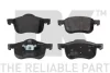 Колодки передні Volvo S60 / S80 / V70 2.0 / 2.3 / 2.8 / 3.0 NK 224820