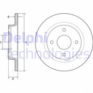 Tarcza ham. FIESTA Delphi BG4954C