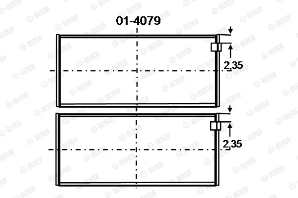 Подшипник GLYCO Glyco 014079 (фото 1)