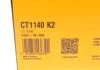 Комплект ГРМ (ремень+ролик) Contitech CT1140K2 (фото 4)
