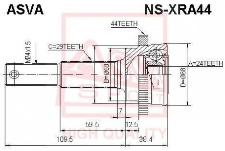 ASVA NSXRA44