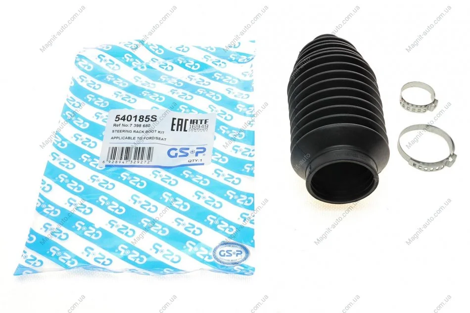 Пильовик рульової тяги Ford Galaxy Seat Alhambra VW Sharan 1.8-2.8 03.95-03.10 GSP 540185S (фото 1)