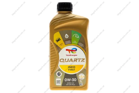 Олива моторна QUARTZ INEO FIRST 0W-30 1л TOTAL 213830