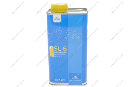 Тормозная жидкость 1л (SL.6 DOT 4) ATE 03.9901-6432.2