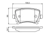 Тормозные колодки BOSCH 0986495453 (фото 5)