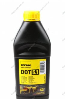 Тормозная жидкость DOT 5.1 (бутылка 1 литр) TEXTAR 95006600