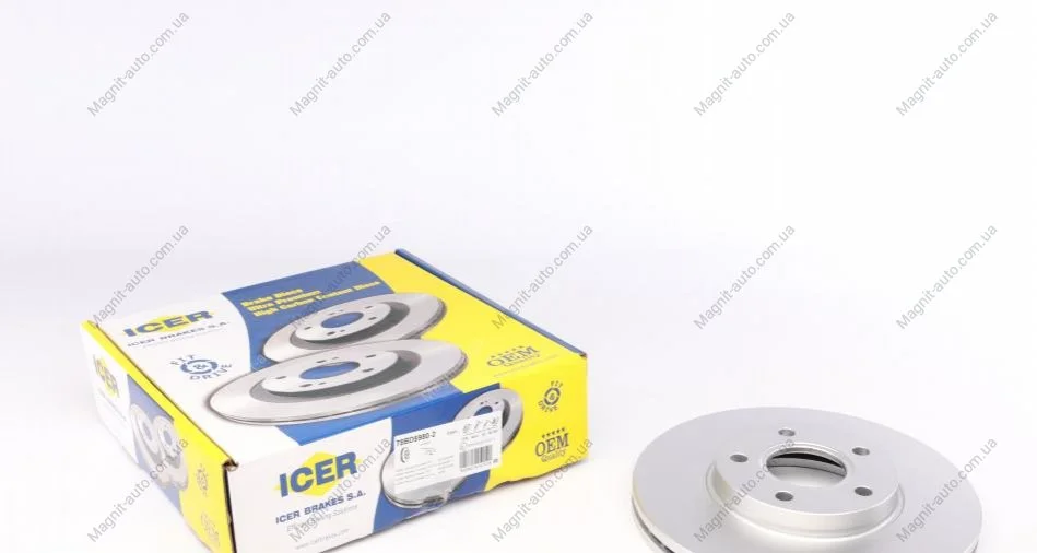 Диск гальмівний ICER 78BD5980-2 (фото 1)