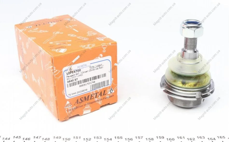 Опора шаровая (передняя/сверху) Peugeot 407/508 Citroen C5 04- ASMETAL 10PE4700 (фото 1)