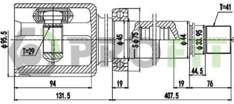 ШРУС PROFIT 2810-2058
