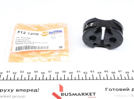 Гумка глушника, CITROEN Jumper 06- / FIAT Ducato 06- / PEUGEOT Boxer 06- AUTOTECHTEILE 512 1208