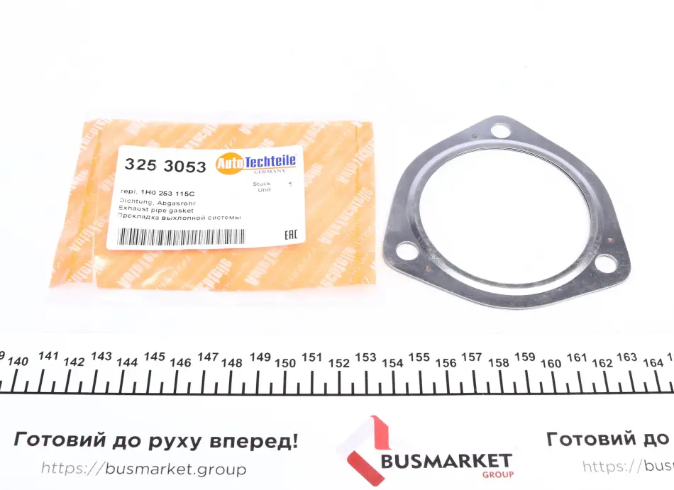 Прокладка вихлопної труби AUTOTECHTEILE 325 3053 (фото 1)