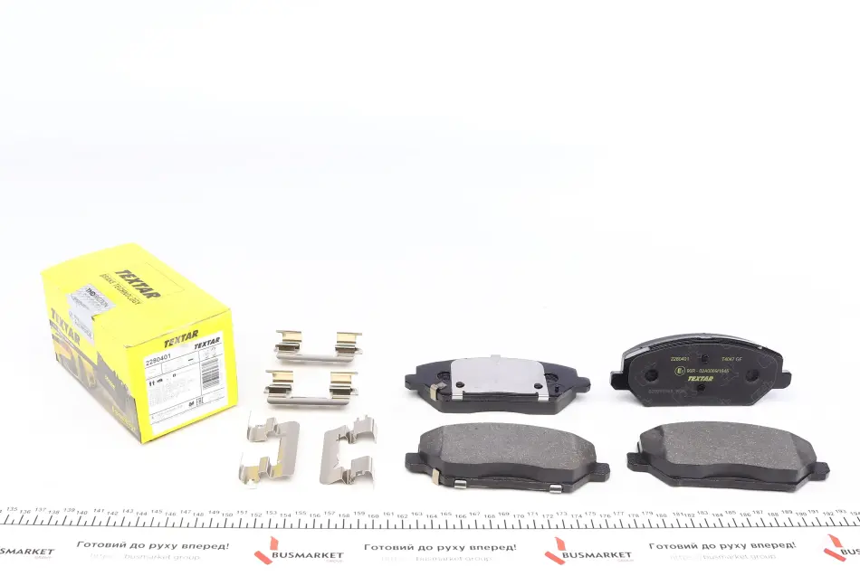 Гальмівні колодки HYUNDAI/KIA i30/Ceed/Xceed "F "16>> TEXTAR ="2280401" (фото 1)