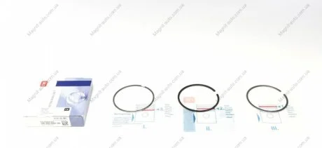 Кольца поршня std (1,75 x 2 x 2). ?79,5 NPR 120 050 0091 00