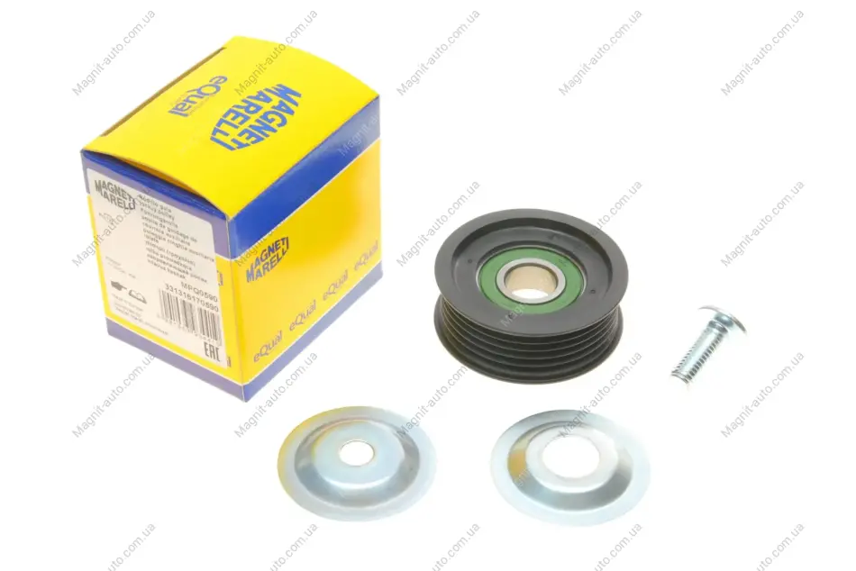 Ролик модуля натягувача ременя MPQ0590 (Вир-во MagnetiMarelli) MAGNETI MARELLI 331316170590 (фото 1)